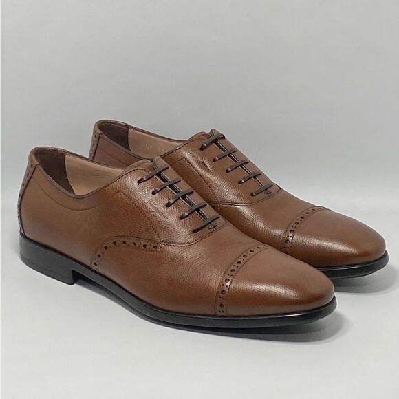 Salvatore Ferragamo Riley Leather Oxfords size 10E - Picture 5 of 12